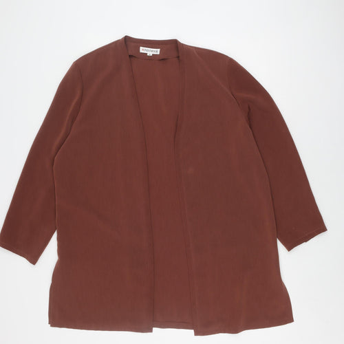 Windsmoor Women's Brown Blazer - Size 16, Business Casual