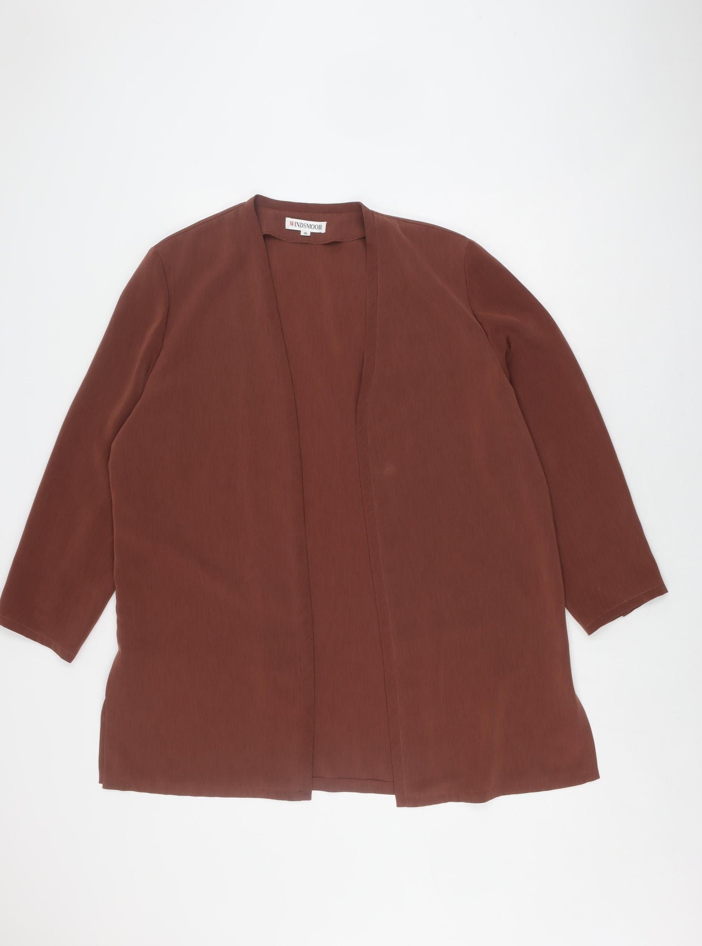 Windsmoor Women's Brown Blazer - Size 16, Business Casual