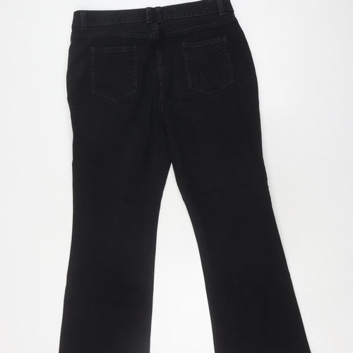 Marks and Spencer Women's Black Straight Jeans Size 14