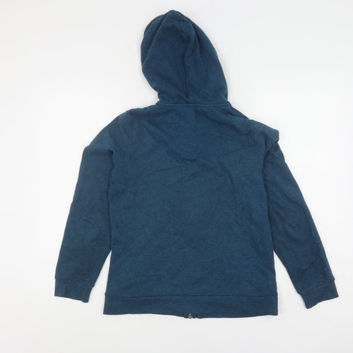 New England Women's Blue Full Zip Hoodie Size 12