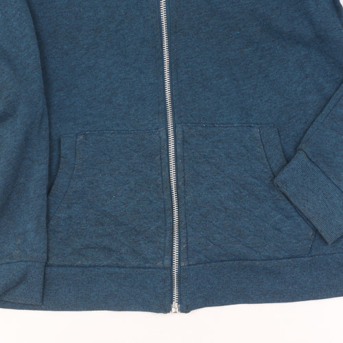 New England Women's Blue Full Zip Hoodie Size 12
