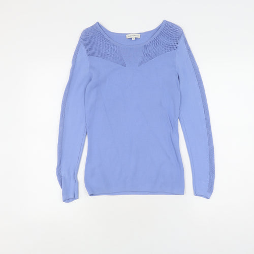 Austin Reed Women's Blue Knit Pullover Jumper, Size S