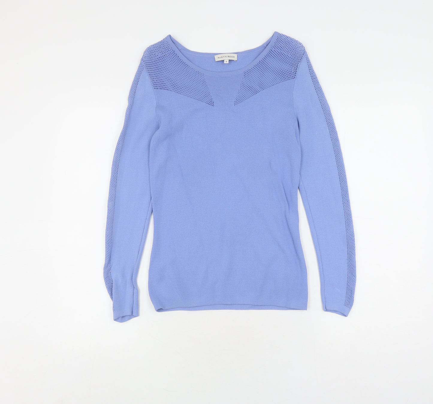 Austin Reed Women's Blue Knit Pullover Jumper, Size S