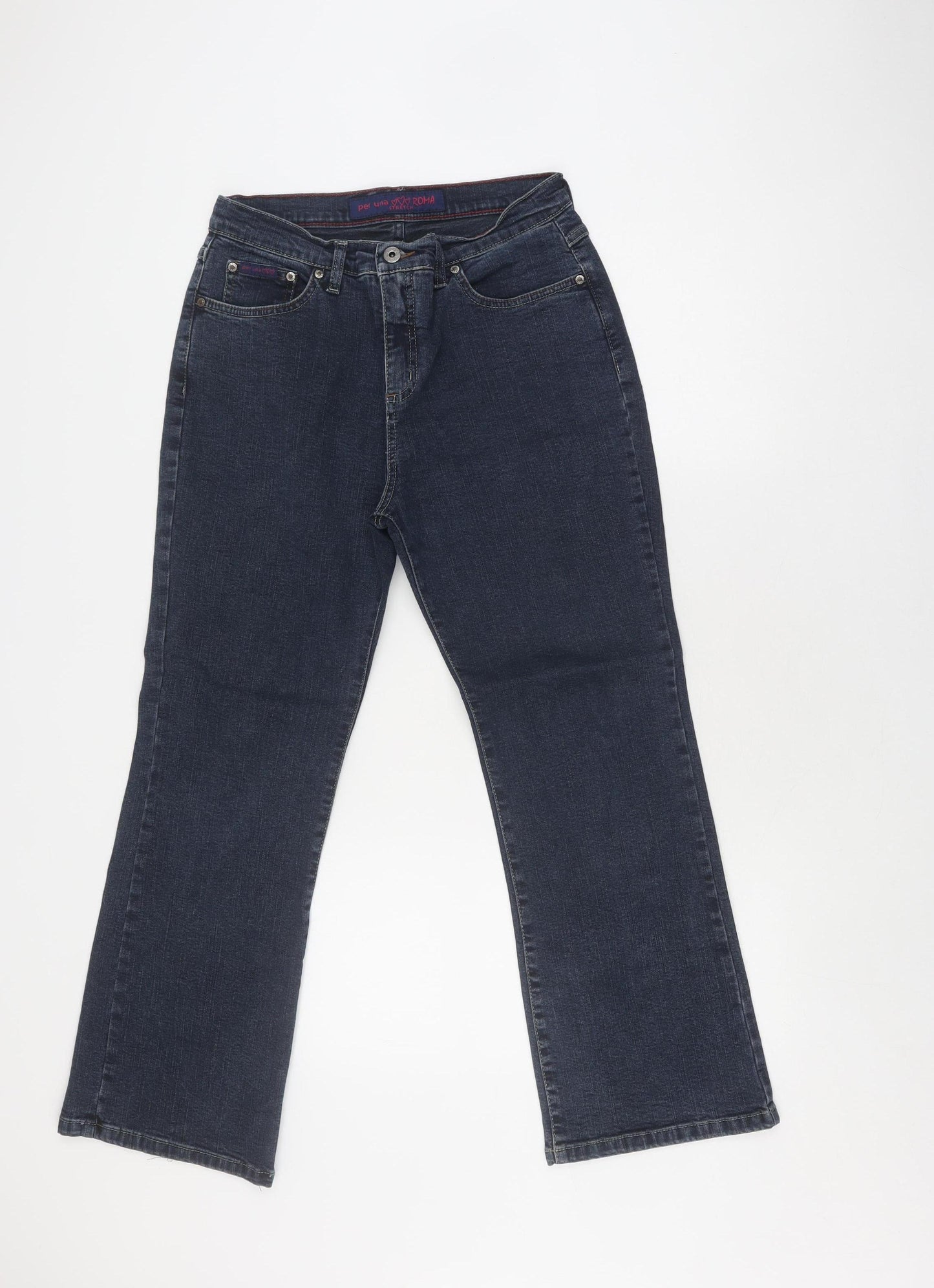 Marks and Spencer Women's Blue Flared Jeans Size 14
