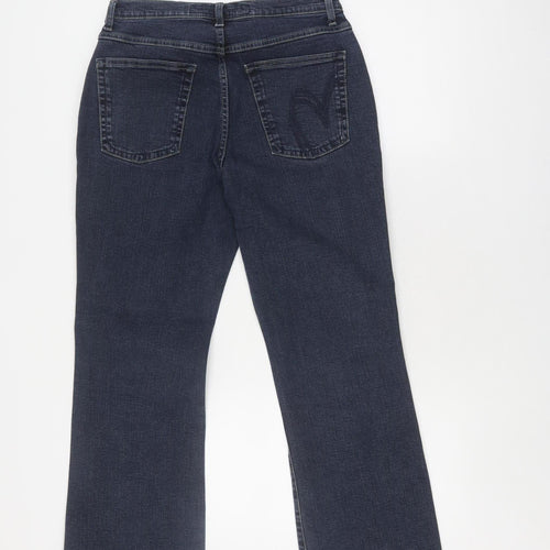 Marks and Spencer Women's Blue Flared Jeans Size 14
