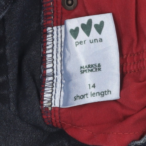Marks and Spencer Women's Blue Flared Jeans Size 14