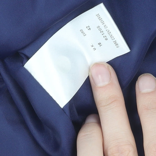 Eastex Women's Blue Suit Jacket, Size 16, Classic Style