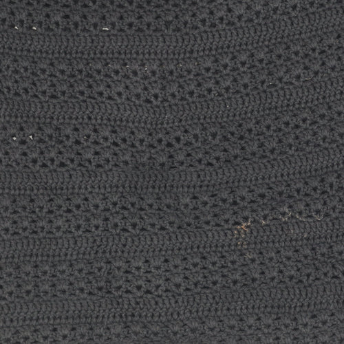 Next Women's Black Crochet Pullover, Size 8