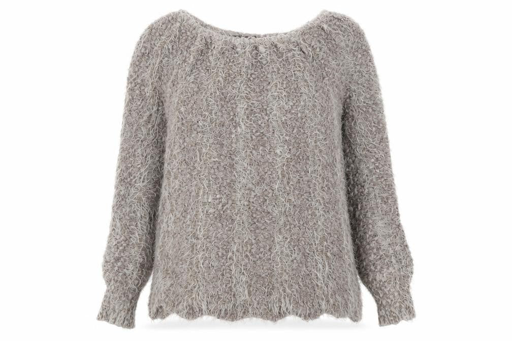Front view of Quiz London Women's Multicoloured Knit Pullover S