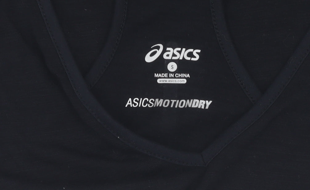 Asics Women's Black Athletic Racerback Tank Top S