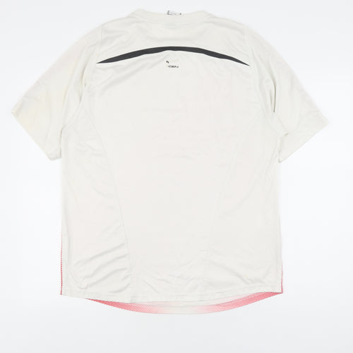 Nike Men's Red Jersey T-Shirt L Gym & Training