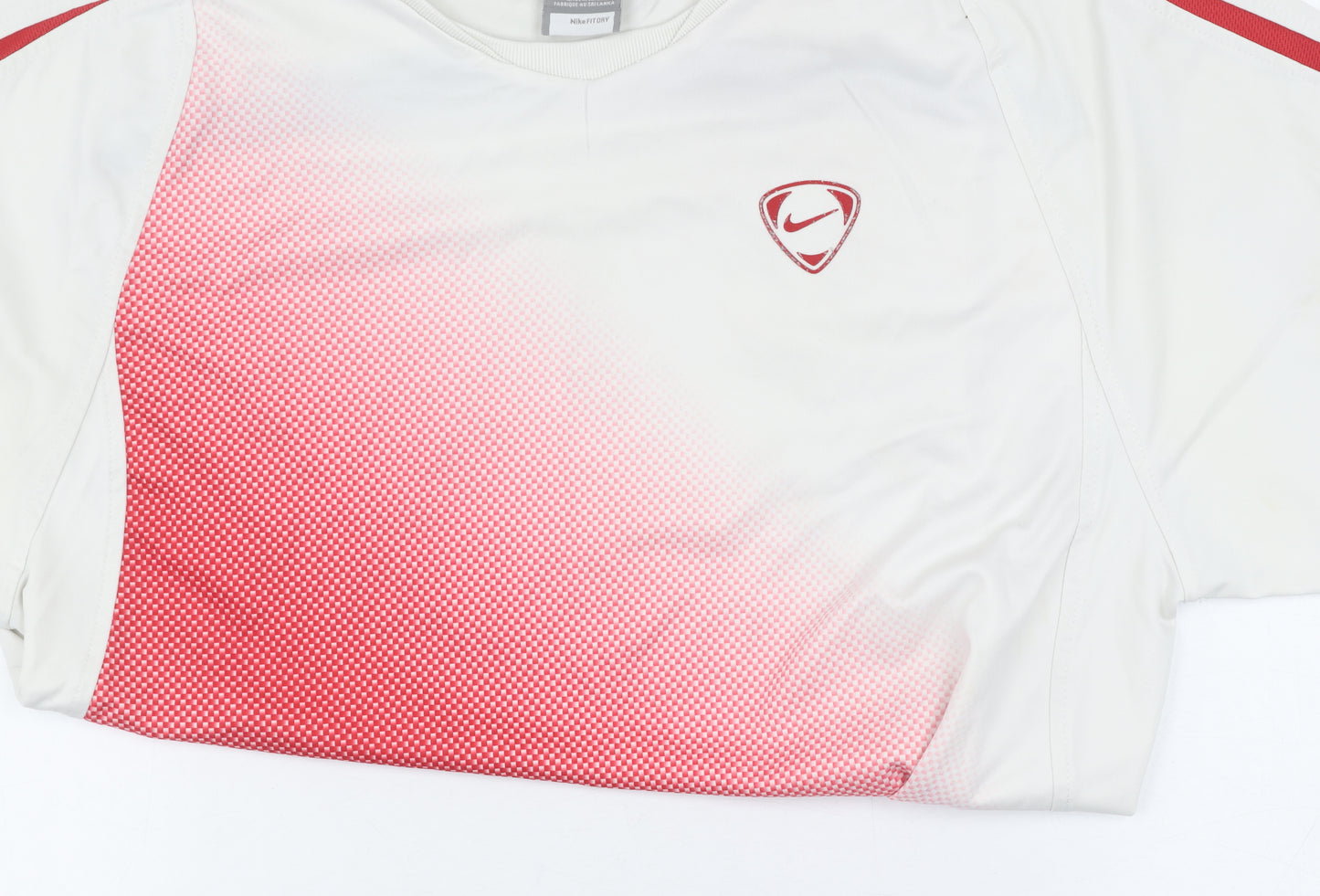 Nike Men's Red Jersey T-Shirt L Gym & Training