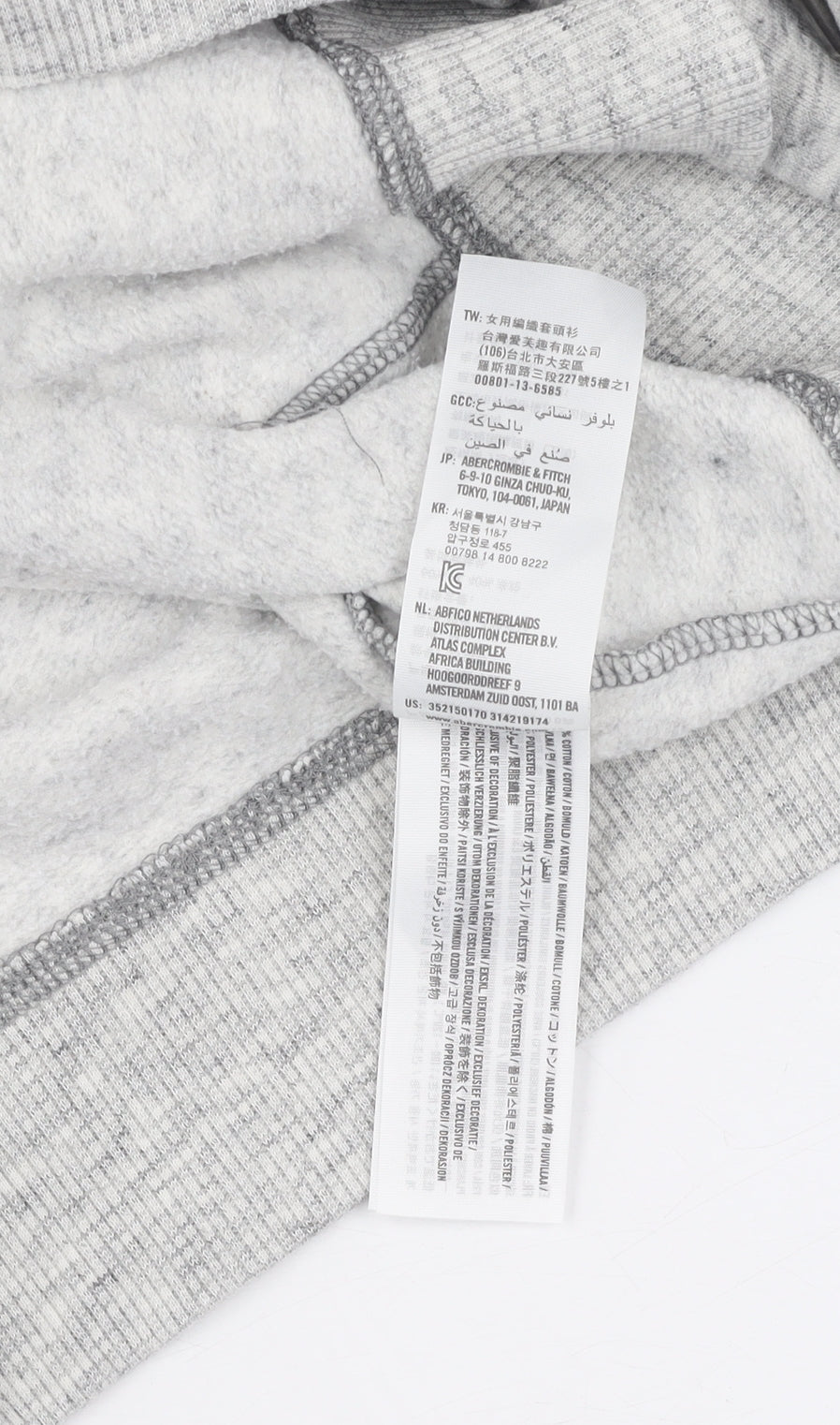 Hollister Men's Grey Pullover Hoodie M