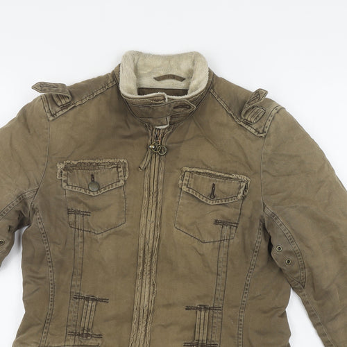 Next Women's Brown Military Jacket Size 12