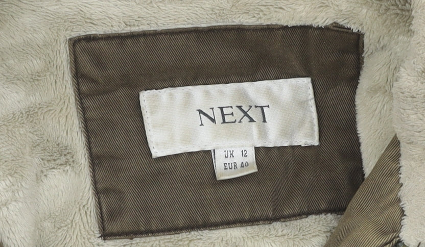 Next Women's Brown Military Jacket Size 12