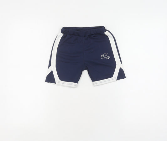 McKenzie Boys Blue Sports Shorts - Elastic Waist, Regular Fit