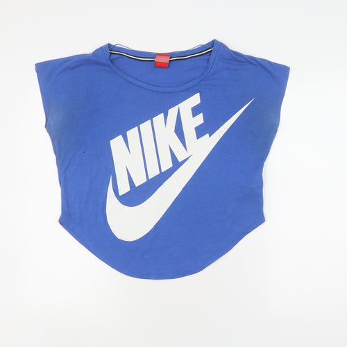 Nike Blue Unisex T-Shirt, Sleeveless, Small