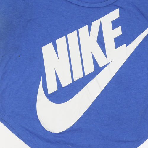 Nike Blue Unisex T-Shirt, Sleeveless, Small