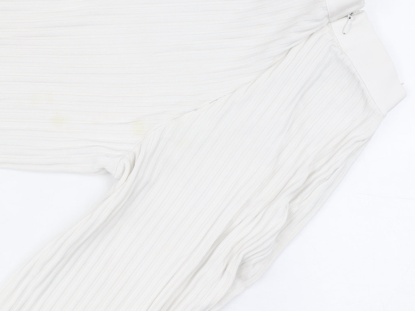 House of London Ivory Wide-Leg Trousers XS
