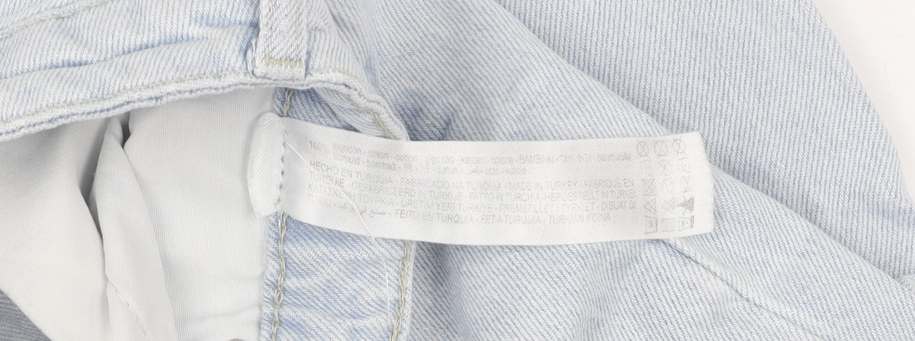 Bershka Women’s Blue Flared Jeans Size 4