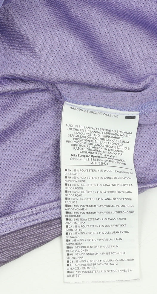 Nike Women's Purple Track Jacket M