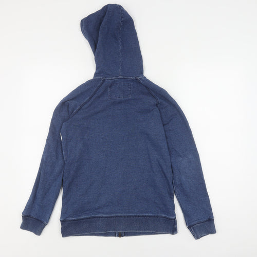 Johnnie B Girls Blue Full Zip Hoodie, 11-12 Years, Colourblock