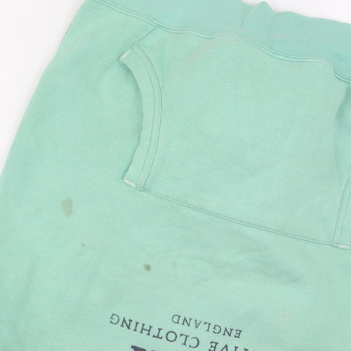 USHI Green Unisex Hoodie, Large, Casual Pullover