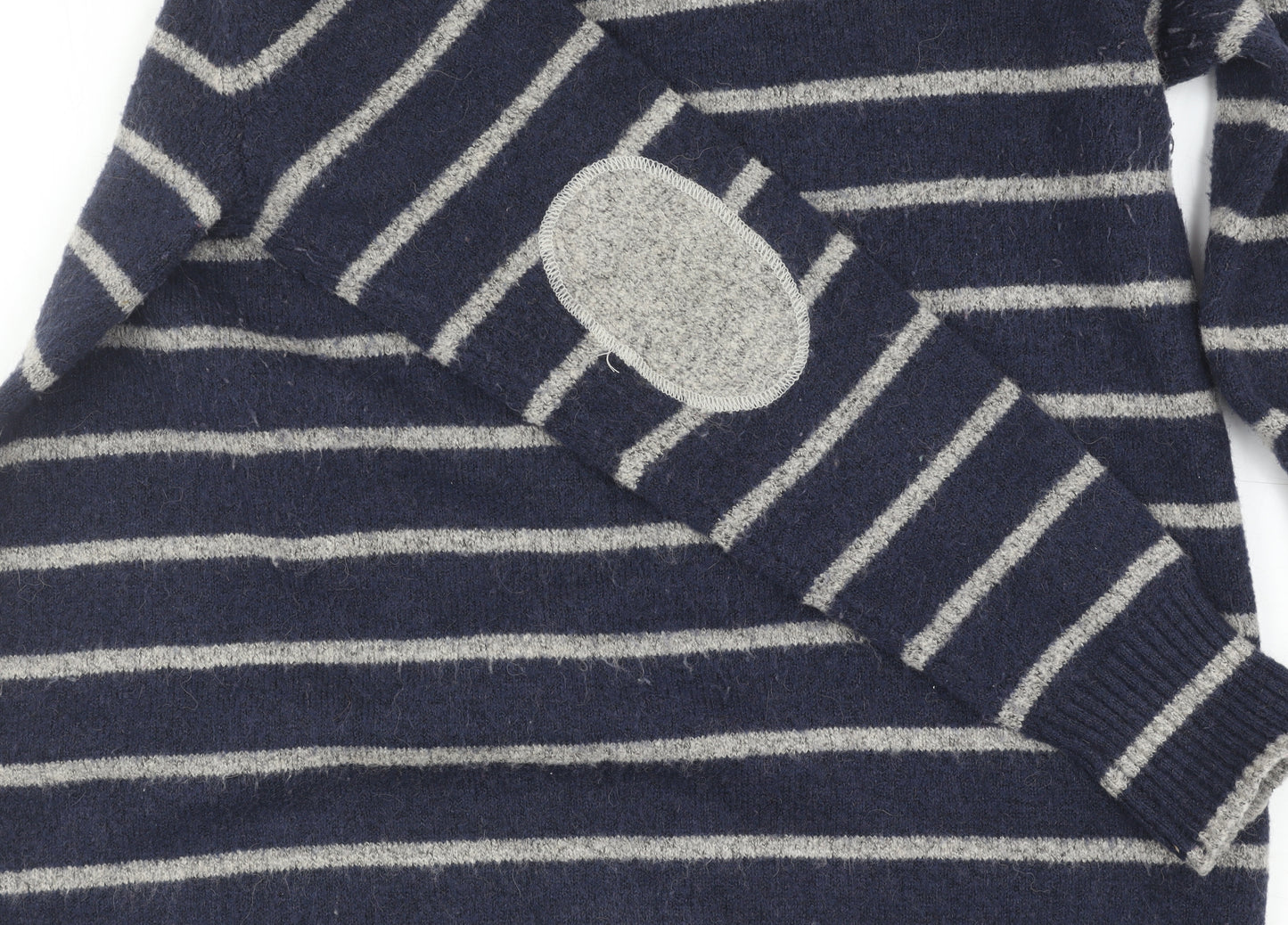 Crew Clothing Co. Women's Blue Roll Neck Pullover Jumper Size 14