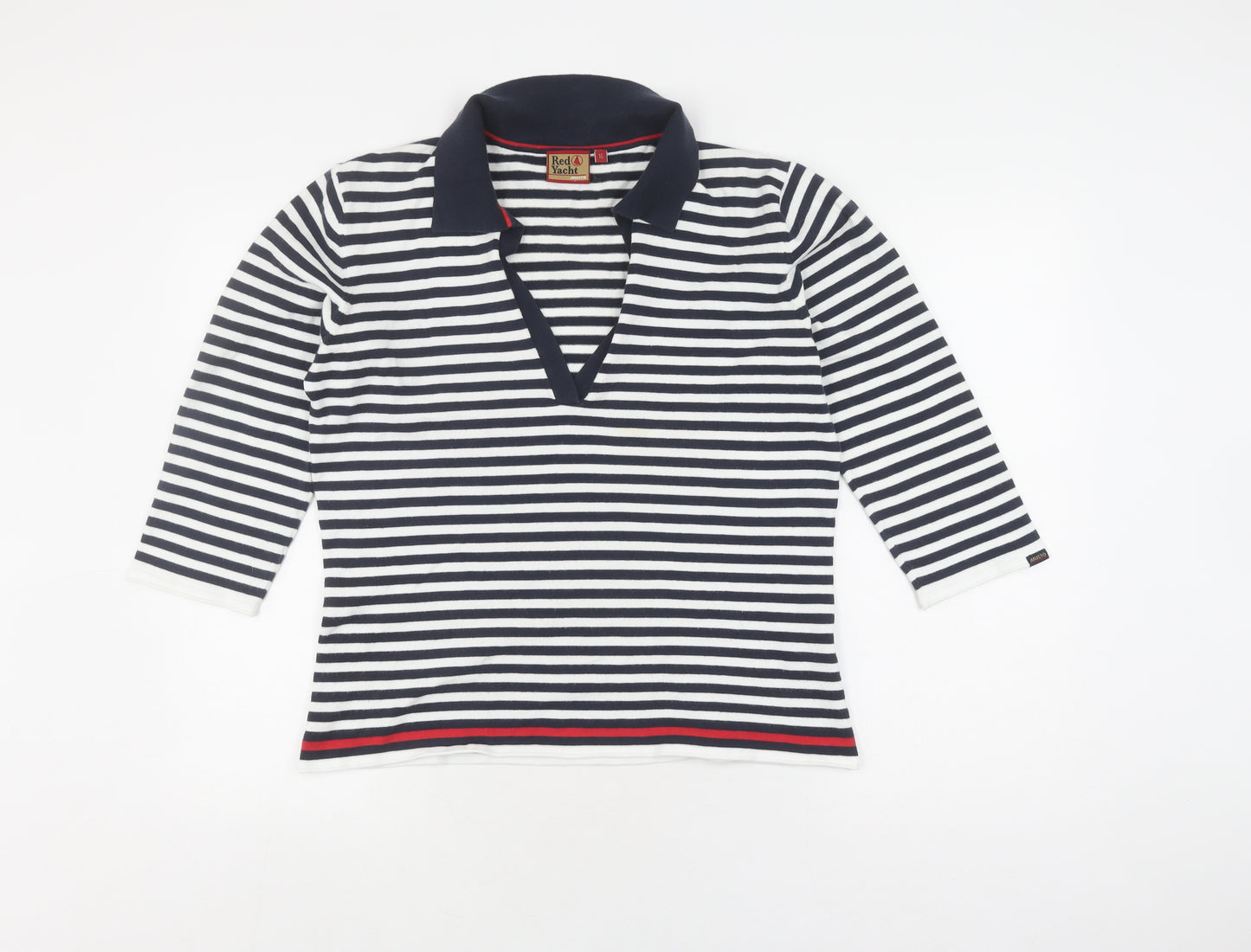 Musto Women's Nautical Polo Shirt, Multicoloured, Size 16