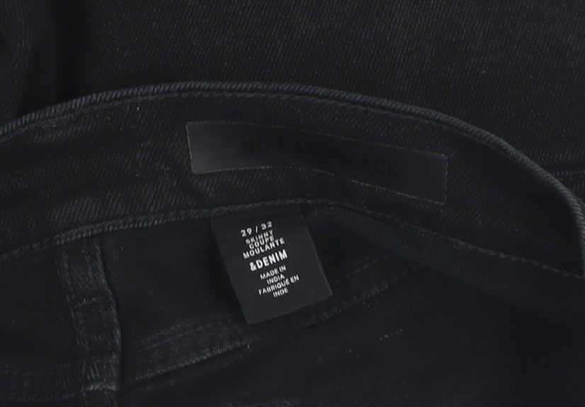 &Denim Women's Black Skinny Jeans Size 29