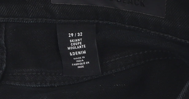 &Denim Women's Black Skinny Jeans Size 29