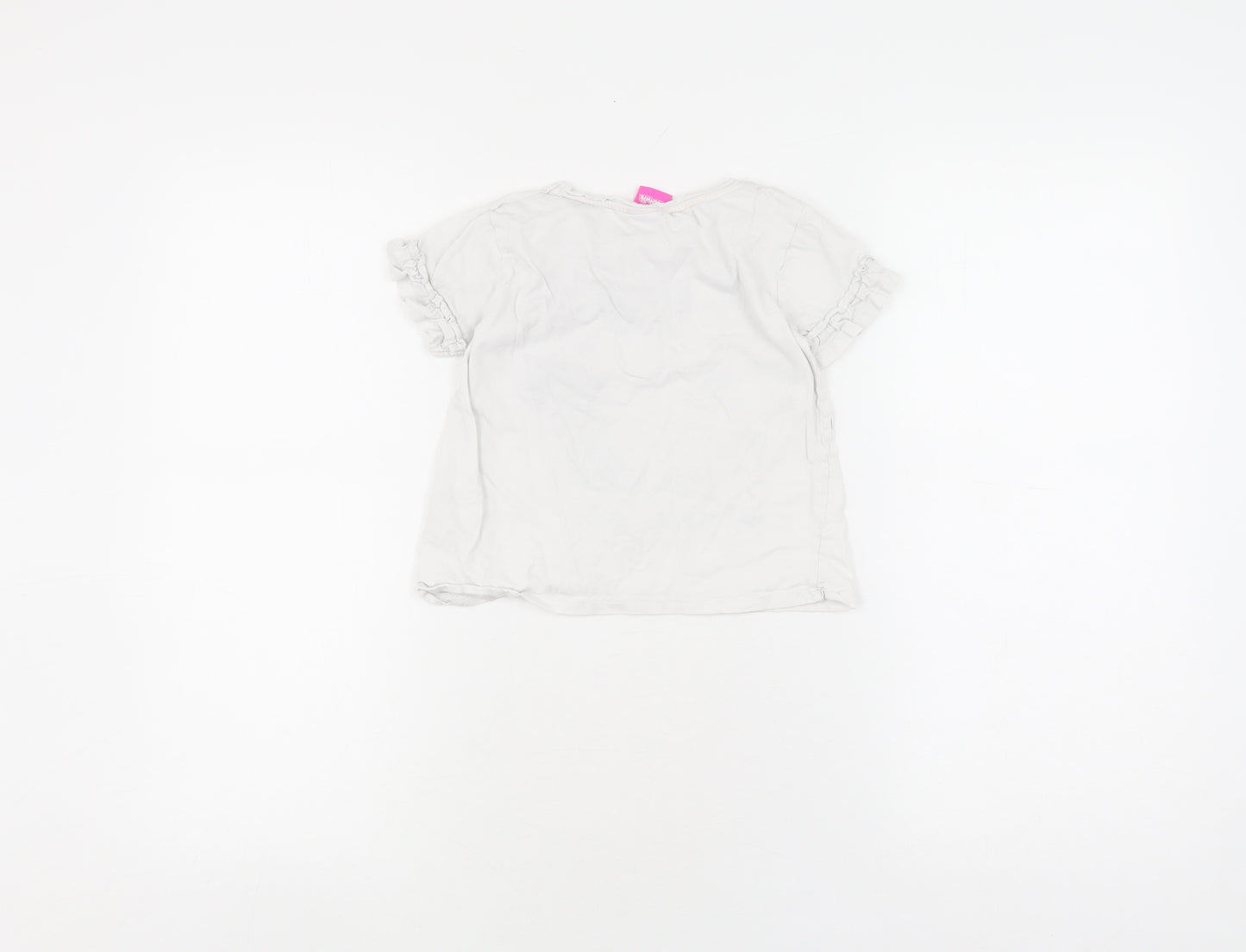 Disney Girls White Minnie Mouse T-Shirt 5-6 Years