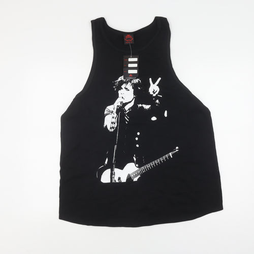 Death Kitty Women's Black Music Tank Size 18