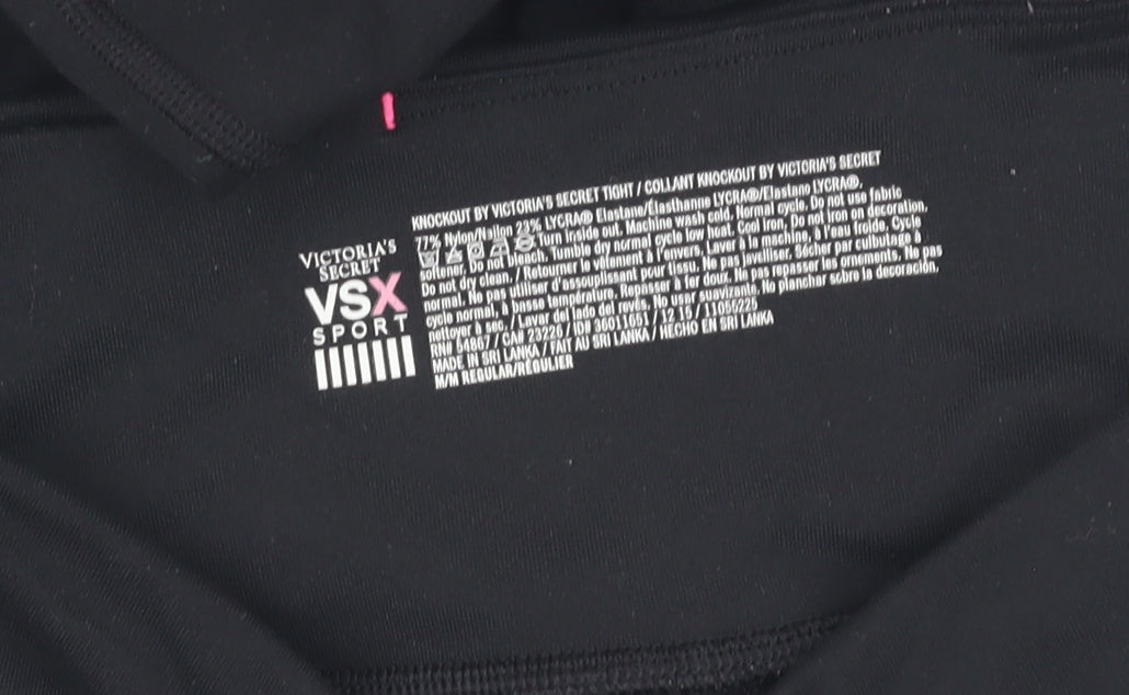 Victoria's Secret Women's Black Gym & Training Leggings M