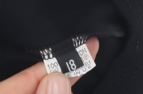 Death Kitty Unisex Black Cotton Tank, Size 18, New