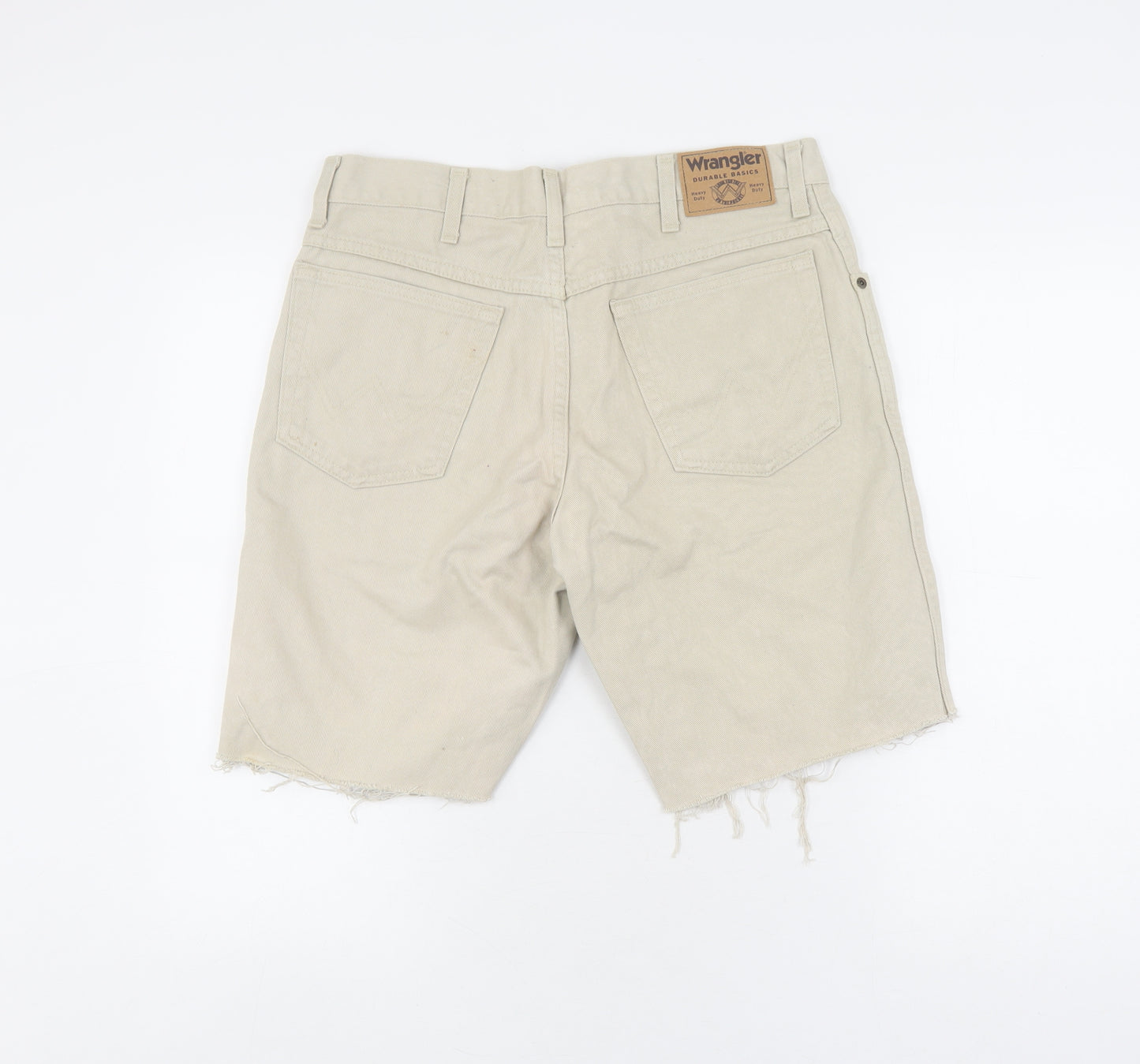 Wrangler Men's Beige Cargo Shorts, Size 34, Regular Fit