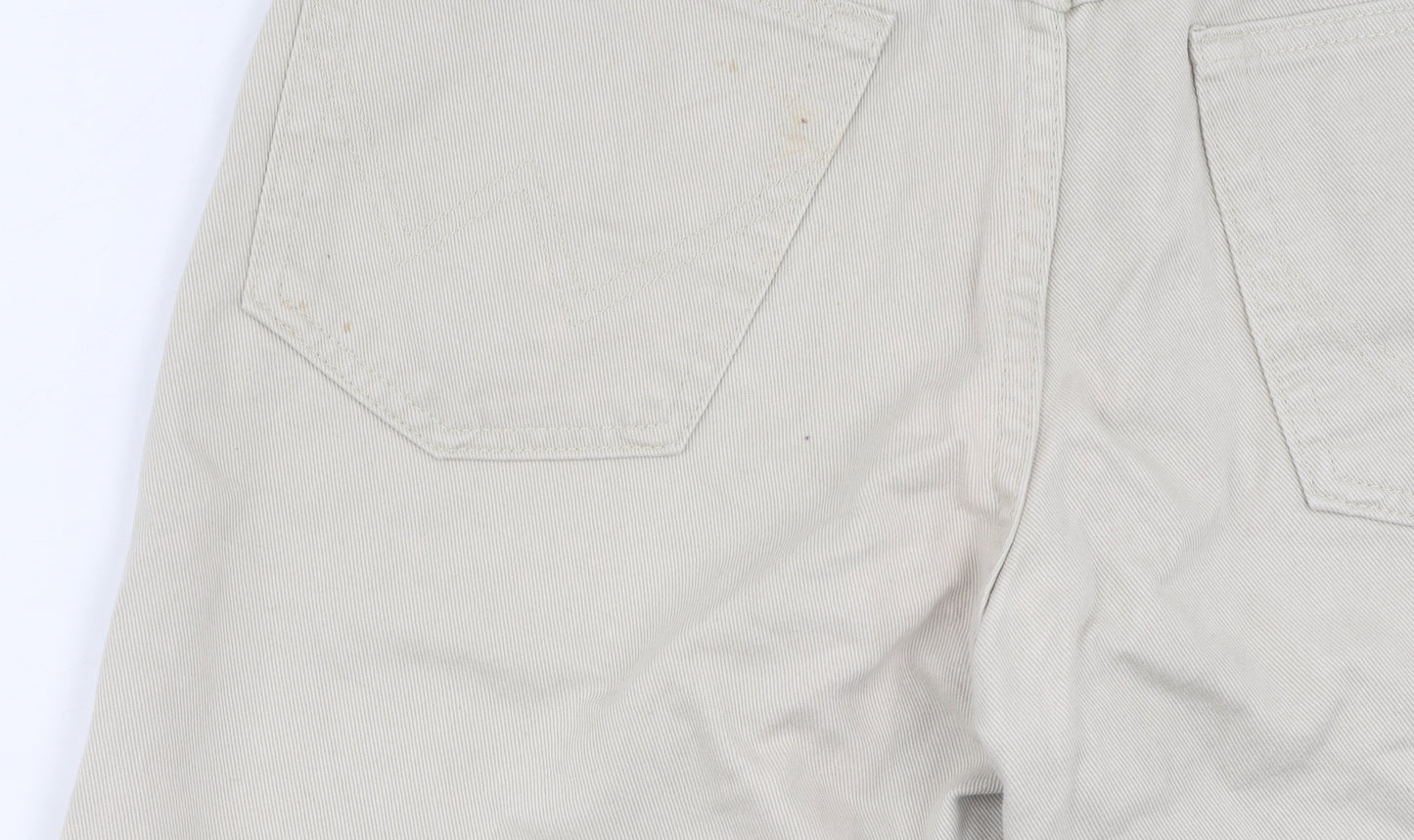 Wrangler Men's Beige Cargo Shorts, Size 34, Regular Fit