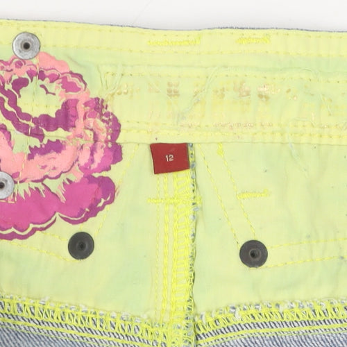 River Island Women's Blue Denim Mini Skirt Size 12