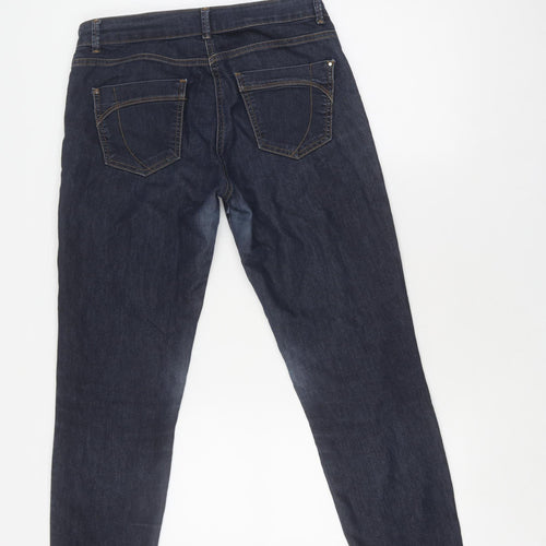 Wallis Women's Blue Straight Leg Jeans Size 10