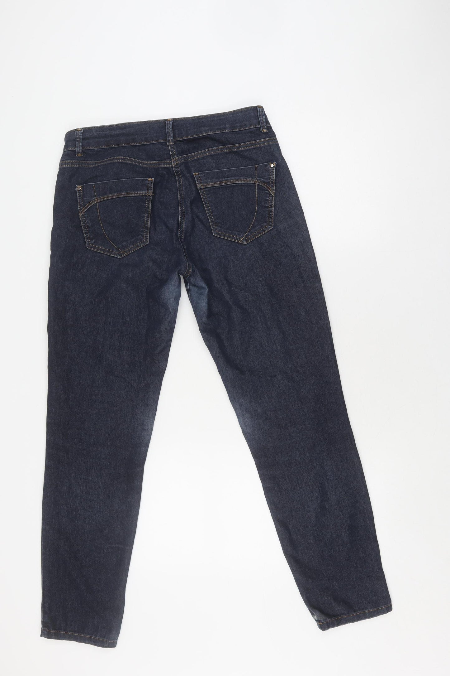 Wallis Women's Blue Straight Leg Jeans Size 10