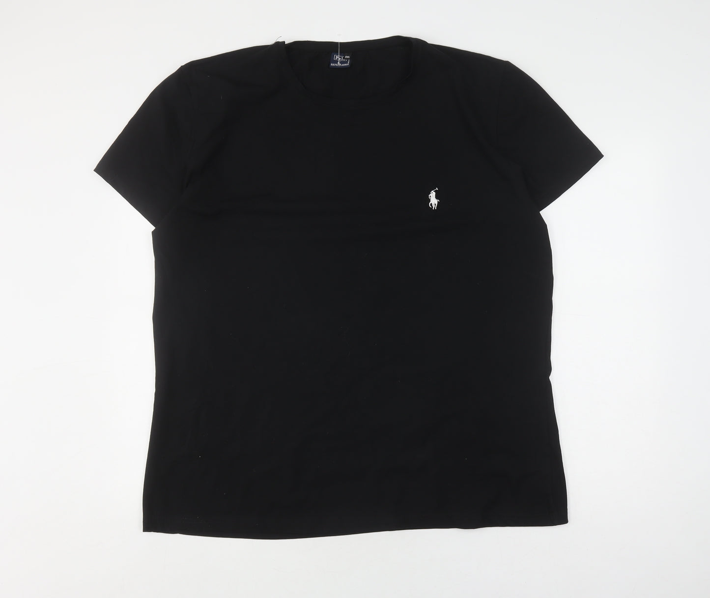 Ralph Lauren Men's Black 5XL T-Shirt, Short Sleeve