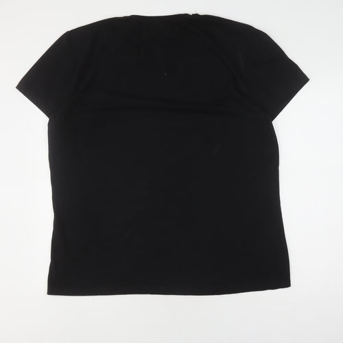 Ralph Lauren Men's Black 5XL T-Shirt, Short Sleeve