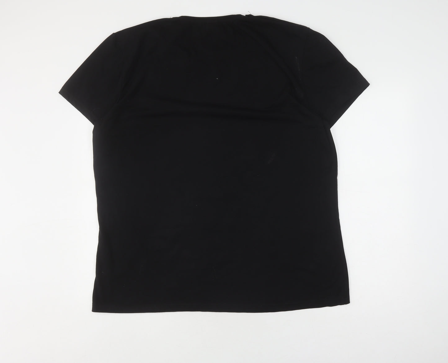 Ralph Lauren Men's Black 5XL T-Shirt, Short Sleeve