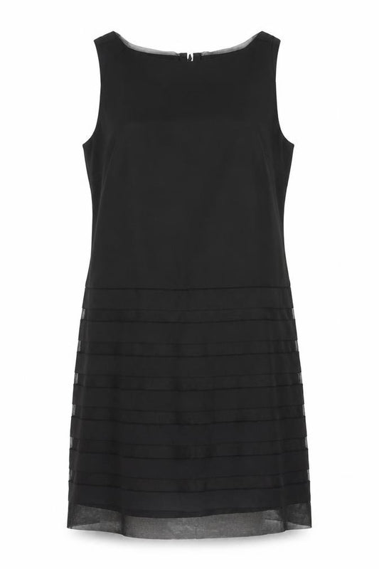 Front view of Gap Women's Black Shift Dress -, size 14
