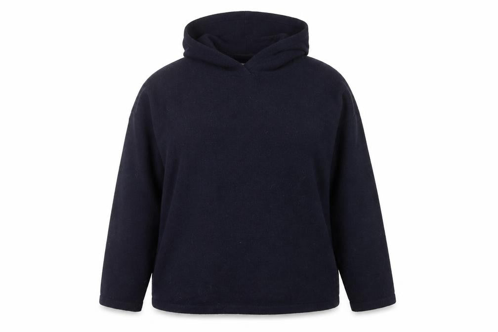 Front view of Jack Wills Women's Blue Pullover Hoodie, size 18