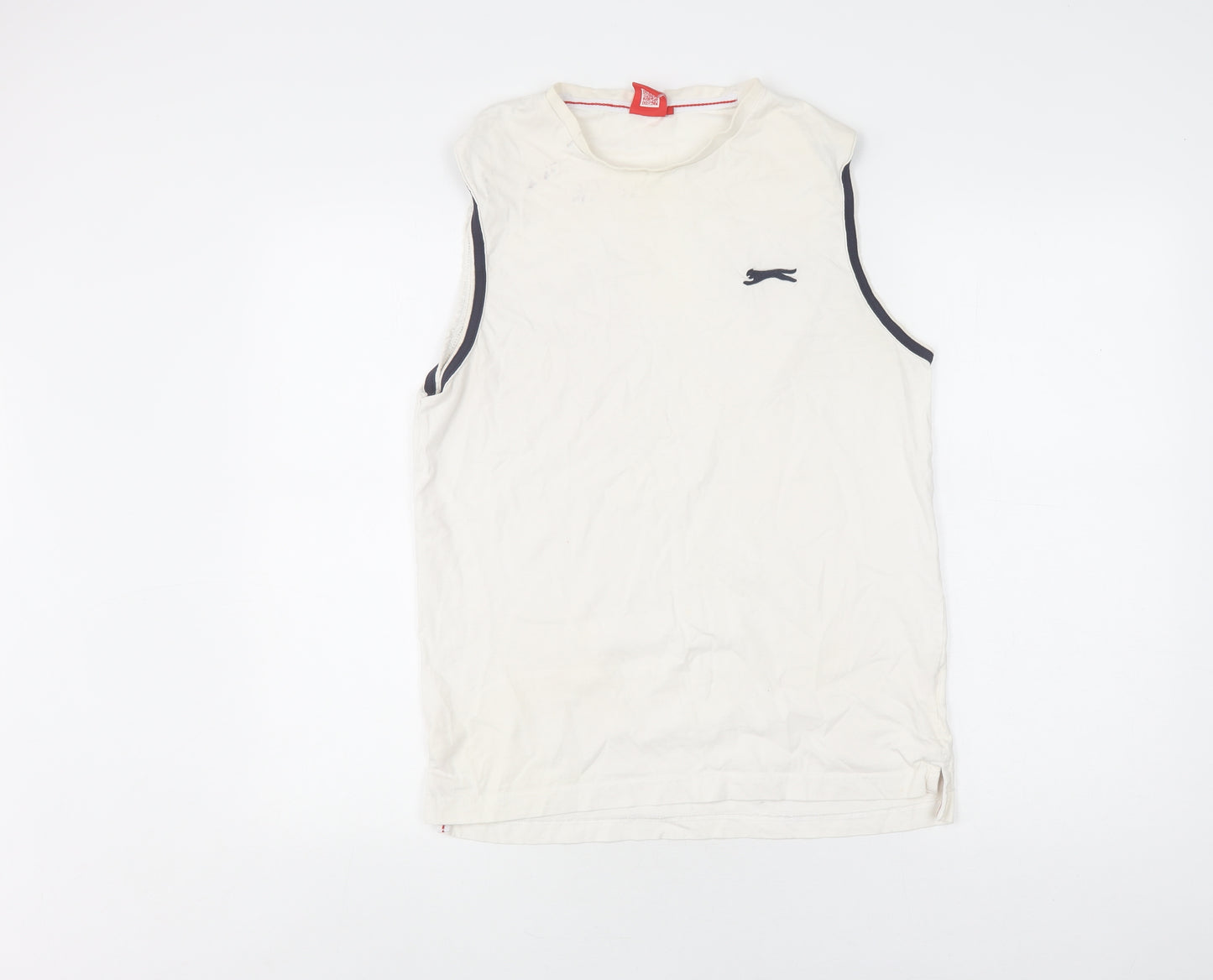 Slazenger Men's Ivory Tank Top M Gym & Training Sportswear