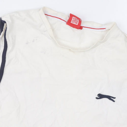 Slazenger Men's Ivory Tank Top M Gym & Training Sportswear