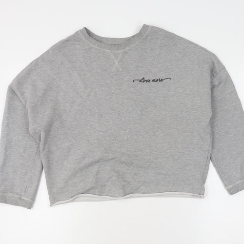 Diesel Women's Grey XS Pullover Sweatshirt