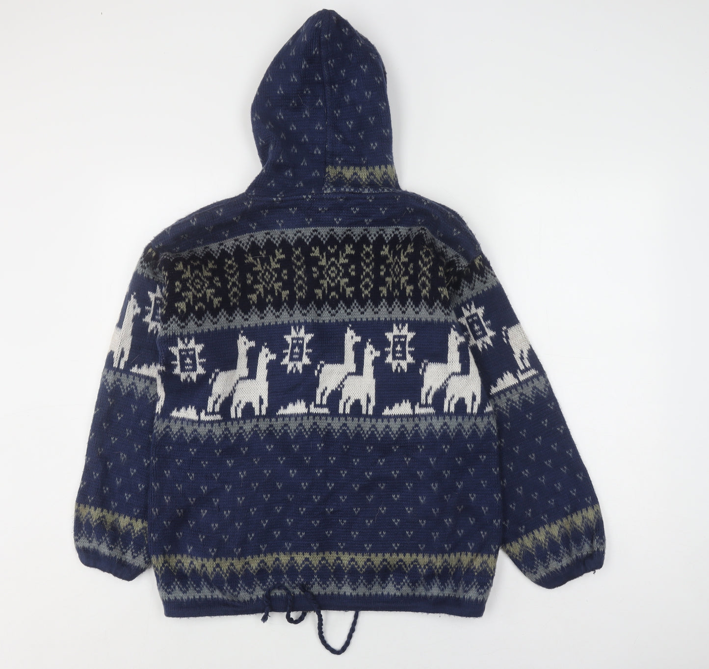 Tejidos Rumiñahui Unisex Blue Alpaca Jacket S