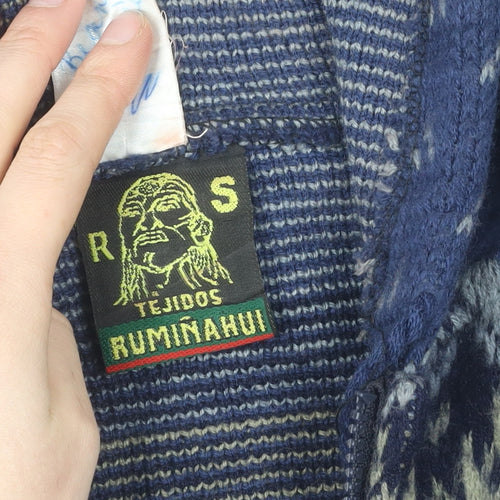Tejidos Rumiñahui Unisex Blue Alpaca Jacket S